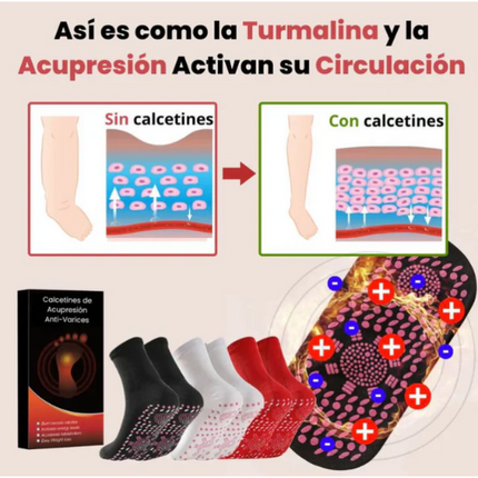 Calcetines anti-varices para piernas cansadas [OFERTA 2x1]