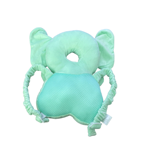 Almohadilla anticaida para bebe azul elefante