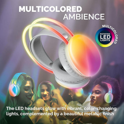 Auriculares Inalámbricos Brookstone con Luces LED
