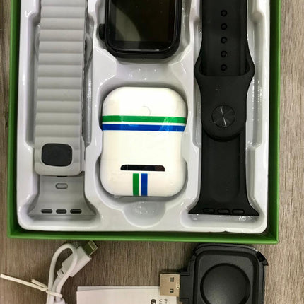 Smartwatch + AirPods en un Solo Paquete